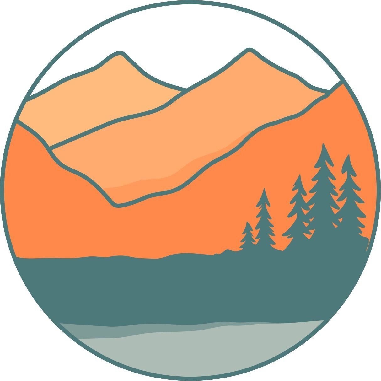 Vintage Trees in the Mountain Spare Tire Cover ANY Size, ANY Vehicle, Ca... - $113.80