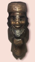 Hokkaido Japan Hand Carved Wooden Woman - $69.95