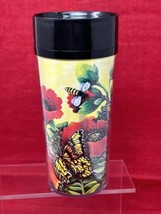 VTG 2000 John Quanrud STARBUCKS Bees Flower Butterfly 16oz Coffee Drink ... - $9.88
