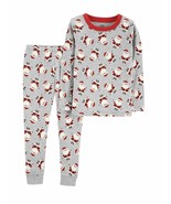 Child of Mine by Carters Boy Santa Christmas Pajamas Pj Set  6 - 9 month... - $291.34 MXN