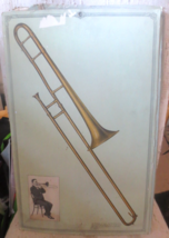 1931 Vtg RCA Victor Instrument Poster 22 x 14 Trombone Advertising - £33.04 GBP