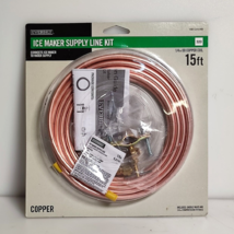 Everbilt 1/4 in. x 15 ft. Copper Ice Maker Supply Line Installation Kit - £18.49 GBP