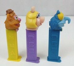 Vintage Lot of 3 Muppets Pez Dispensers Gonzo, Fozzy, &amp; Miss Piggy In Pe... - £8.36 GBP