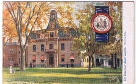 Postcard The Delaware State Capitol Dover Delaware Oilette England - £7.77 GBP