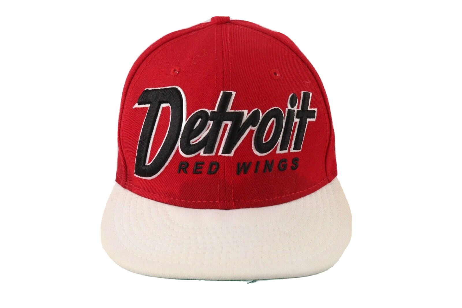 New Era 9Fifty Distressed Spell Out Detroit Red Wings Hockey Snapback Ha... - $19.75