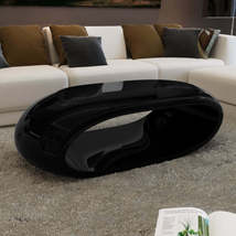 Contemporary Coffee Table Hollow Black - £812.10 GBP+