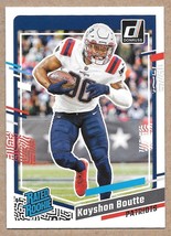 2023 Donruss #370 Kayshon Boutte New England Patriots RC Rookie - £2.12 GBP