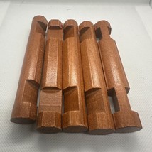Set Of 5 Wooden Lincoln Logs Replacement Parts - $14.60