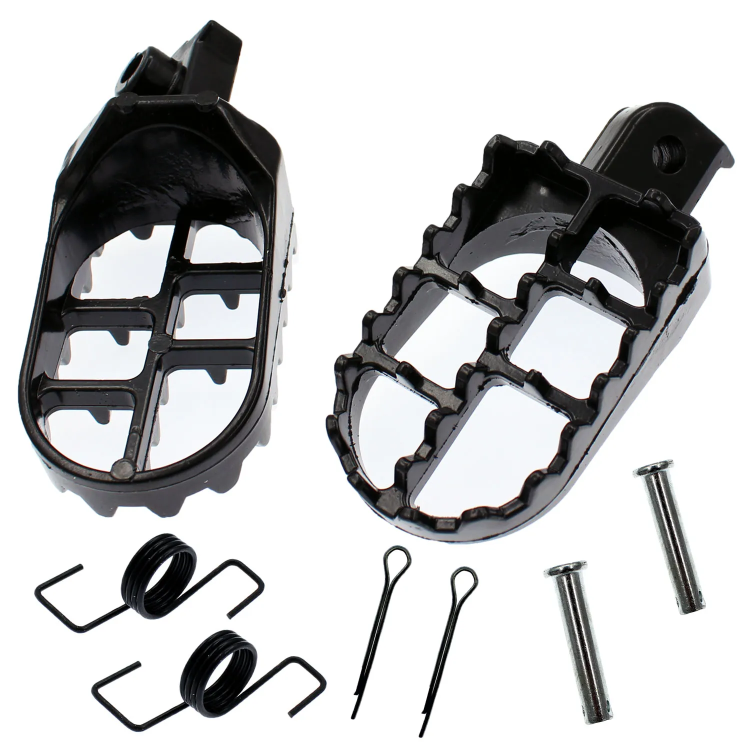 Foot Pegs Rest Footpegs Yamaha PW50 PW80 BW80 DT50 RT100 RT180 T225S TT225T - $22.75+