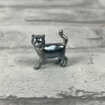 Monopoly Cat Kitten Replacement Metal Pewter Game Piece - $3.99
