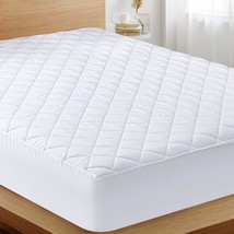 Utopia Bedding Quilted Fitted Mattress Pad, King Size, Elastic Fitted, W... - $32.96