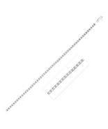 Sterling Silver Rhodium Plated Octagonal Box Chain - NeckLace (3.70 mm) - £172.59 GBP