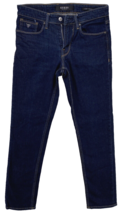 Guess Jeans  Mens Size 31x30 Blue Slim Tapered Low Rise Dark Wash Denim ... - $24.74