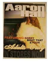 Aaron Hall Promo Poster Adults Only - $8.99