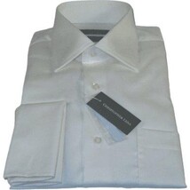 Men's Dress Shirt Christopher Lena 100% Cotton Wrinkle Free C507WD0F Ecru image 3