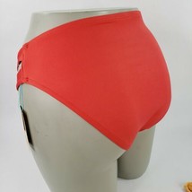 Kona Sol Bikini Swim Bottom Sz Large 12/14 Red Side Tab Medium Coverage ... - £12.53 GBP