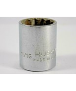 Husky CB1222 11/16&quot; SAE 12 POINT 3/8&quot; DRIVE SOCKET USA - $6.72 CAD