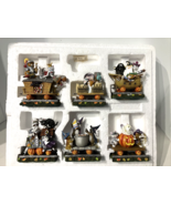 PUMPKIN PATCH CAT EXPRESS&quot; DANBURY MINT GARY PATTERSON 6 PC Halloween - €145,29 EUR