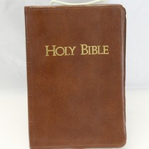 Holy Bible KJV King James Red Letter 1970 National Bible Press Made USA ... - $14.69