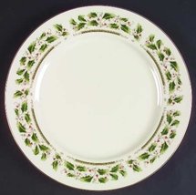 Royal Limited Holly Holiday Round 12&quot; Chop Plate Platter - £30.06 GBP