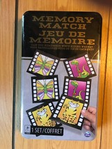 Spin Master Memory Match Game With Metal Tin, Factory Sealed! Free Shipping - £10.84 GBP