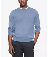 Calvin Klein Men&#39;s Supima Cotton Logo Crewneck Sweater Forever Blue-2XL - $736.23 MXN
