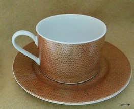 PTS Interiors &quot;Copper&quot; Cup and Saucer  Metallic Set of 2 - £11.87 GBP