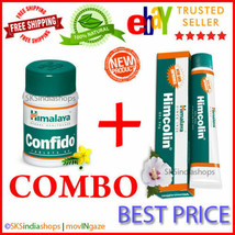 1x Himalaya Herbal Confido 60 Tablets + Himcolin Gel 30gm | Free Shipping - £17.50 GBP