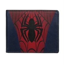 Spider-Man Costume Bi-Fold Wallet Blue - £20.37 GBP