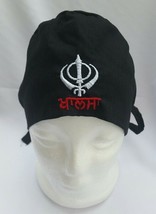 Sikh punjabi turban patka pathka singh khanda bandana head wrap black co... - $9.51