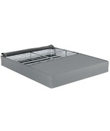 Foldable Twin-XL 9-inch Metal Bed Frame, Box Spring Foundation - Grey - €415,26 EUR