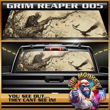 Grim Reaper 005 - Truck Back Window Graphics - Customizable - £46.04 GBP+