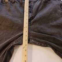 Lee M.R. Faded Black Denim Jeans Pocketed High Rise Women’s Size 16 Long image 8