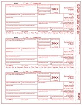 EGP 1099-C, Cancellation of Debt, Federal Copy A - $18.26