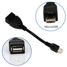 Micro-USB Male to USB 2.0 Female Host OTG Adapter Cable for Nexus  LG Sa... - £5.37 GBP