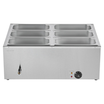 VEVOR Commercial Food Warmer, 1500W Electric Stainless Steel Steam Food ... - €149,41 EUR