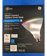 GE Cync Smart LED Flood Light Bulb PAR38 Full Color RGB Outdoor Wi-Fi NEW - $15.83