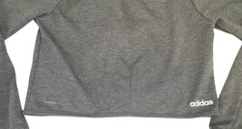 Adidas Women’s Cropped Track Jacket Gray Size S NWT Full Zip New with Tags image 6