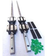 2 pcs  HSR20-750 mm  Linear Rail &amp; 4 HSR20CA Block  Carriage - $108.08