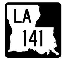 Louisiana State Highway 141 Sticker Decal R5856 Highway Route Sign - $1.45+