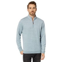 johnnie-O Skiles Striped 1/4 Zip Pullover Shadow Large - $49.99