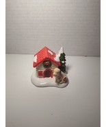 Vtg Dept 56 Christmas Snow Village Dog House Retired no box Ceramic - $183.91 MXN
