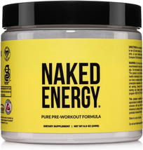 Naked Energy - Pure Pre Workout Powder for Men and Women, Vegan, Unflavo... - $56.99