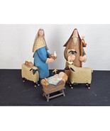 WILLIRAYE STUDIOS First Christmas NATIVITY 3 pc Set HTF Rare Ww2910 2011 - $7,412.21 MXN