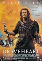 Braveheart Cast Signed Movie Poster - £314.54 GBP
