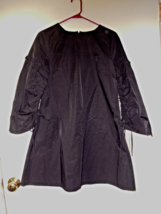 Halogen Black Dress Size XS Ruched Sleeves that tie - £31.10 GBP