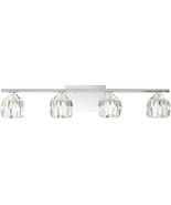 Quoizel RGA8604C Regalia Vanity, 4-Light 160 Total Watts, Polished Chrome - $611.21 CAD