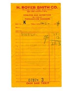 H Royer Smith Co. Philadelphia 1944 Sales Receipt Dealers in Phonograph ... - £35.10 GBP