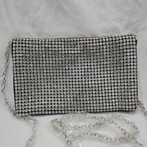 Amber Scents Women Silver Clutch One Size 8&quot; X 5&quot; - €16,61 EUR