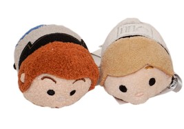 2 LOT - Tsum Tsum 3&quot; Disney Plush Toy - Hans Frozen + Star Wars Luke Figures - £4.69 GBP